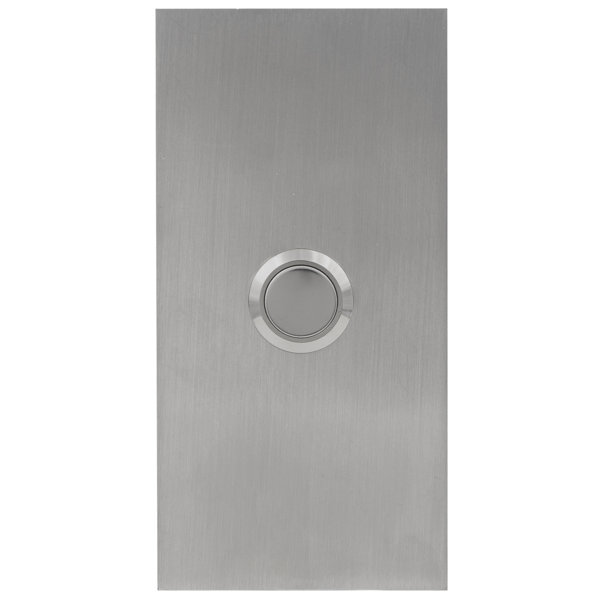 Waterwood Hardware Square Stainless Steel Doorbell Push Button